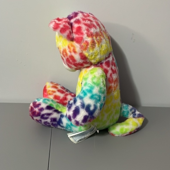 3/25$(Mix) BAB Multicolor Rainbow Bear Tail Plush Soft Toy, 2016 - Picture 2 of 11